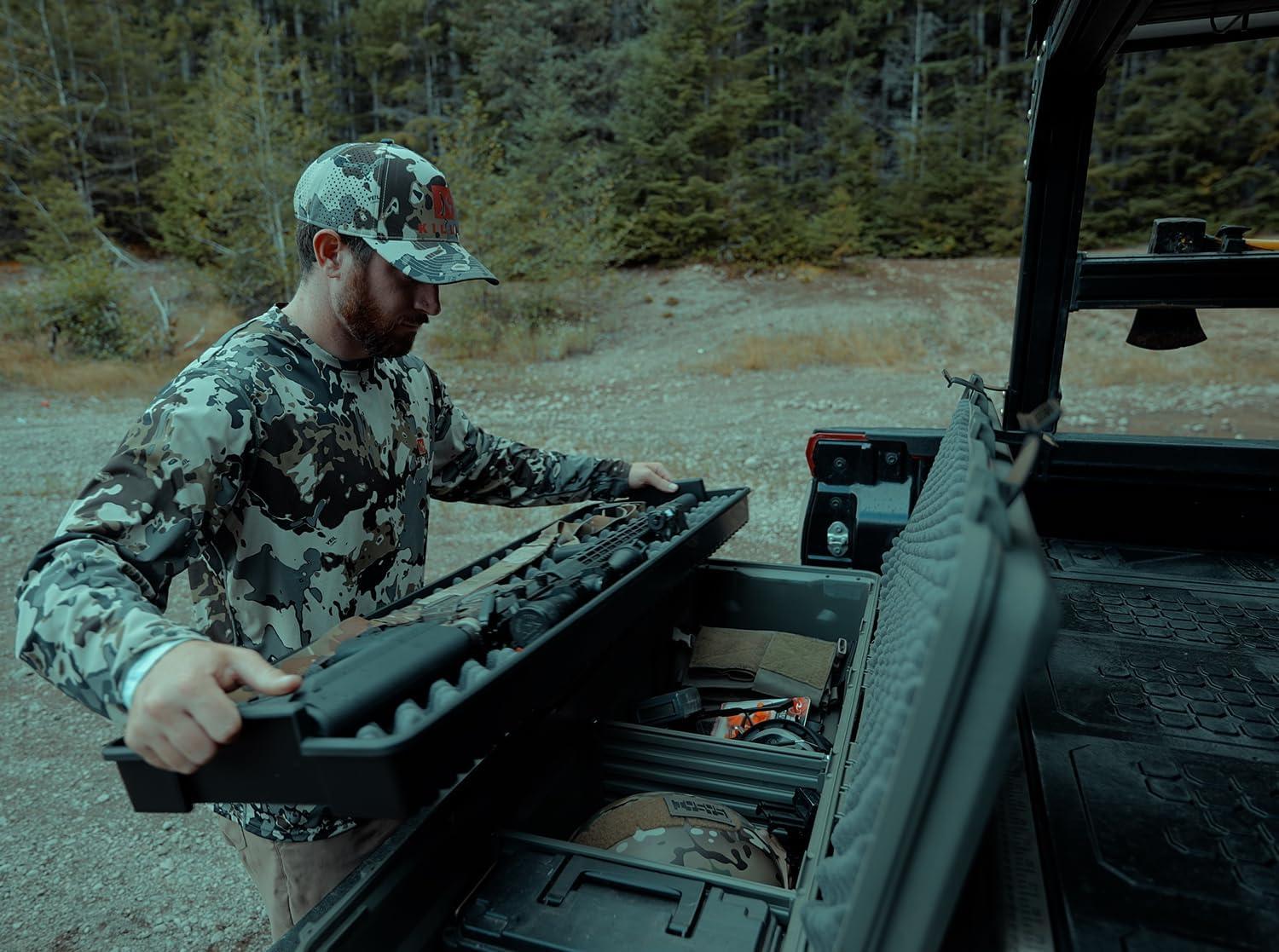 image:imageMTM TRC39 Tactical Rifle Crate with Wheels 39 Single Scope Hard Rifle Gun Carrying Case Lockable All Weather Shooting Gear Storage Box ideal for Range or Field Made in USA Dark Earth