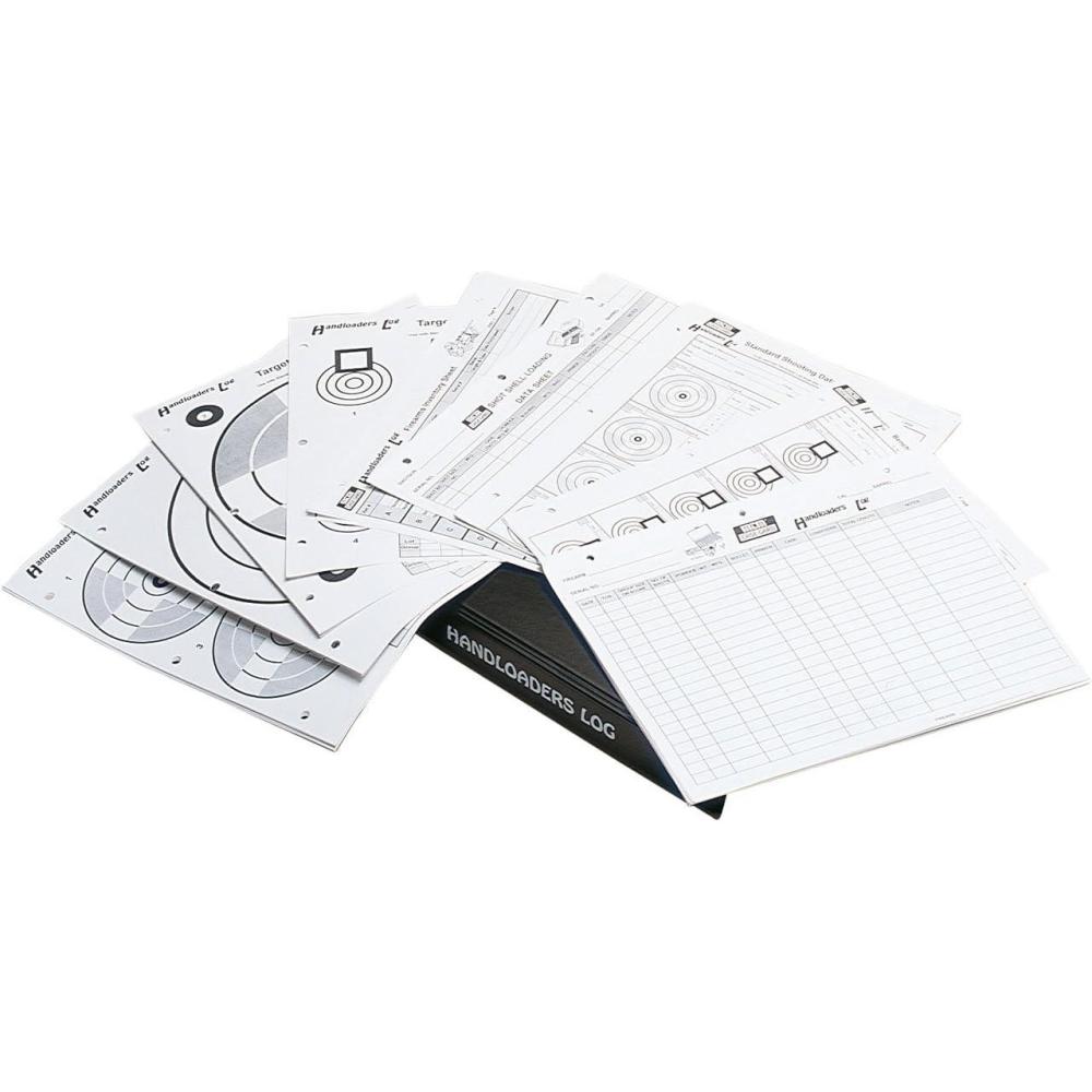 image:imageMTM HL95 Handloaders Log for Rifle Handgun Shotgun 200 Free Targets included USA Made White