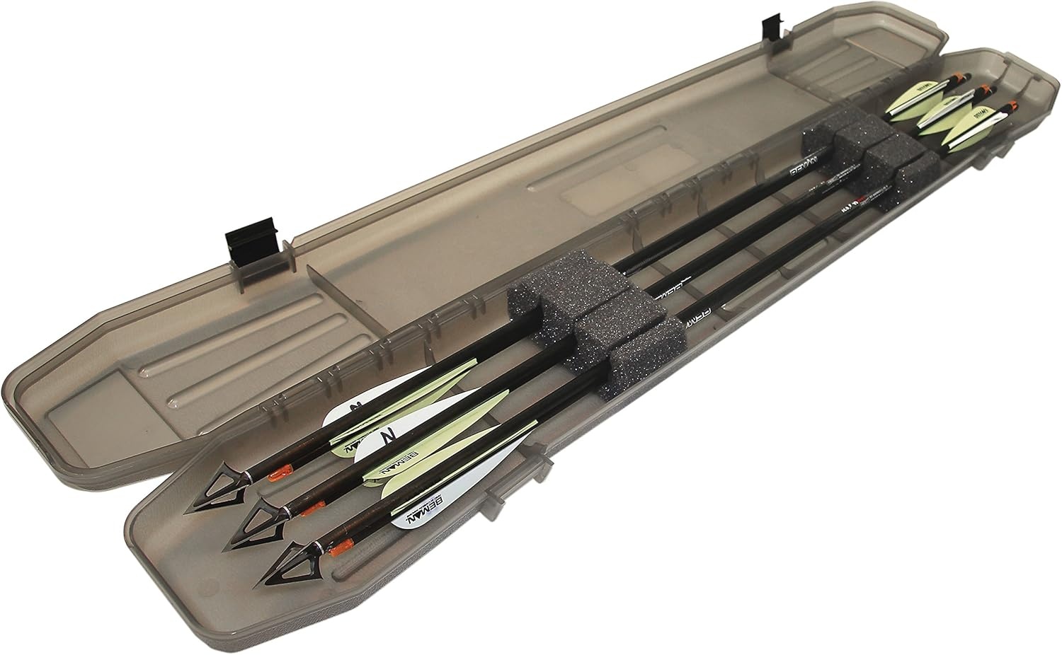 image:imageMTM BTAC41 Traveler Arrow Case Holds 6 Arrows up to 34 USA Made Clear Smoke